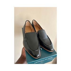 Aerosoles East Side Black Leather US 8 1/2 Loafer